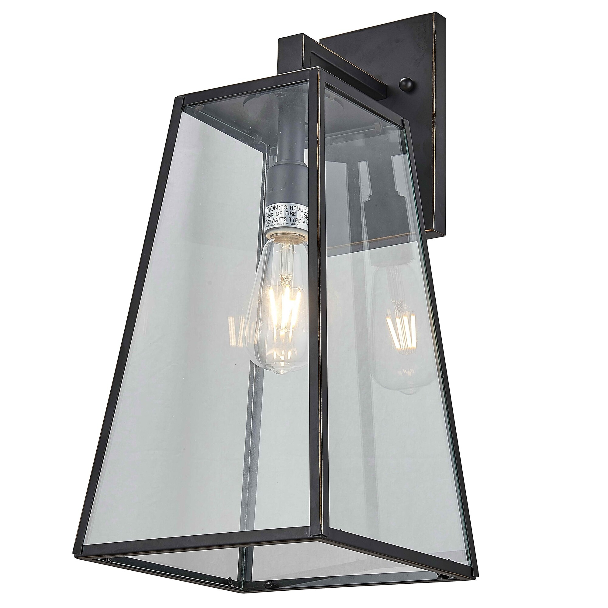 1 Light Outdoor Wall Lantern in Imperial Black Finish Shopping - The Best Deals on Outdoor Wall Lanterns | 36874017 - Mycitystee