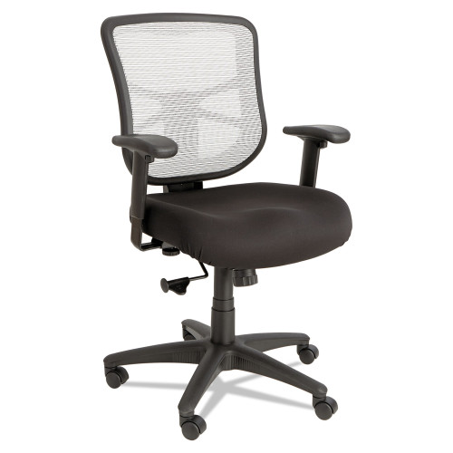 Alera Elusion Series Mesh Mid-Back Swivel/Tilt Chair， Supports 275lb， 17.9