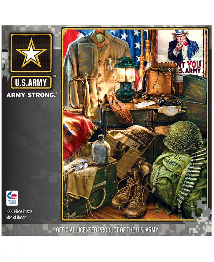 MasterPieces Puzzles Hometown Heroes - Men Of Honor- 1000 Pieces - Mycitystee