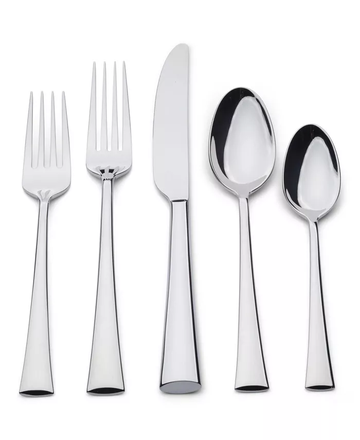 Chefs Studio 18 10 Stainless Steel 20 Piece Flatware Set， Service for 4 - Mycitystee