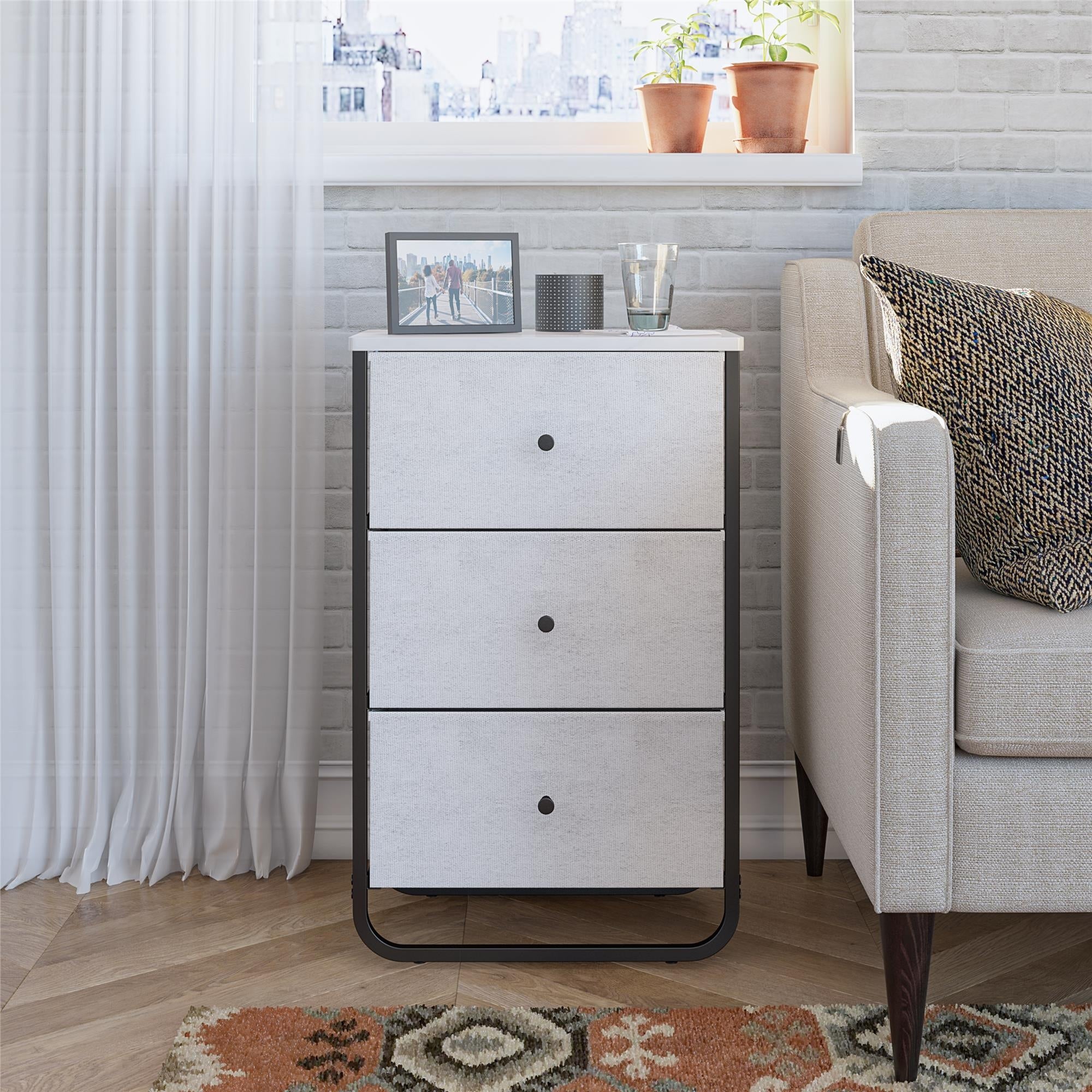 Avenue Greene Kiley 3 Fabric Bin Storage Organizer - - 34238027 - Mycitystee