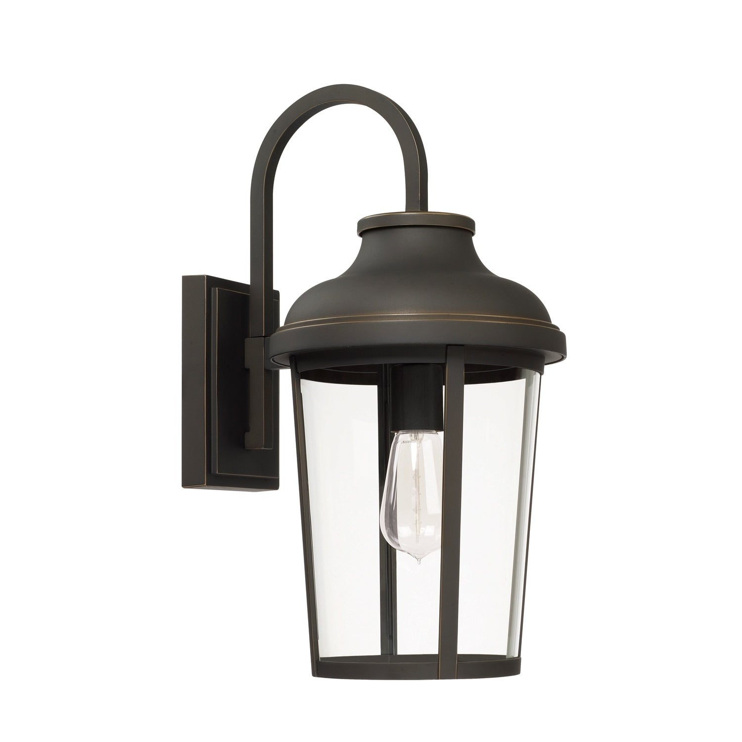 Dunbar 1-light Oiled Bronze Outdoor Wall Lantern - Mycitystee