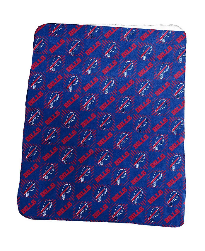 Logo Brands Buffalo Bills 60'' x 50'' Repeat Pattern Lightweight Throw Blanket - Mycitystee