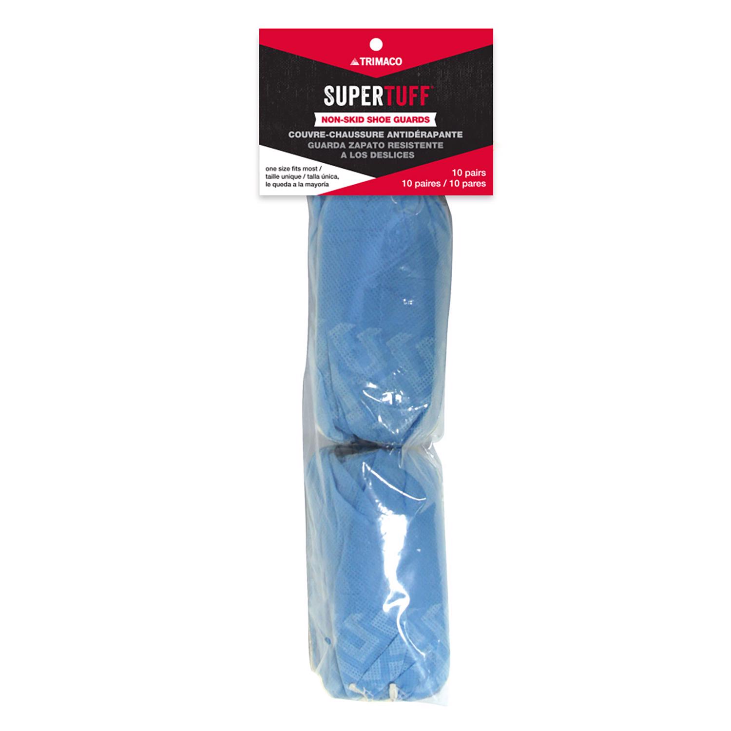 Trimaco SuperTuff Shoe Guards One Size Fits All Blue 10 pair - Mycitystee