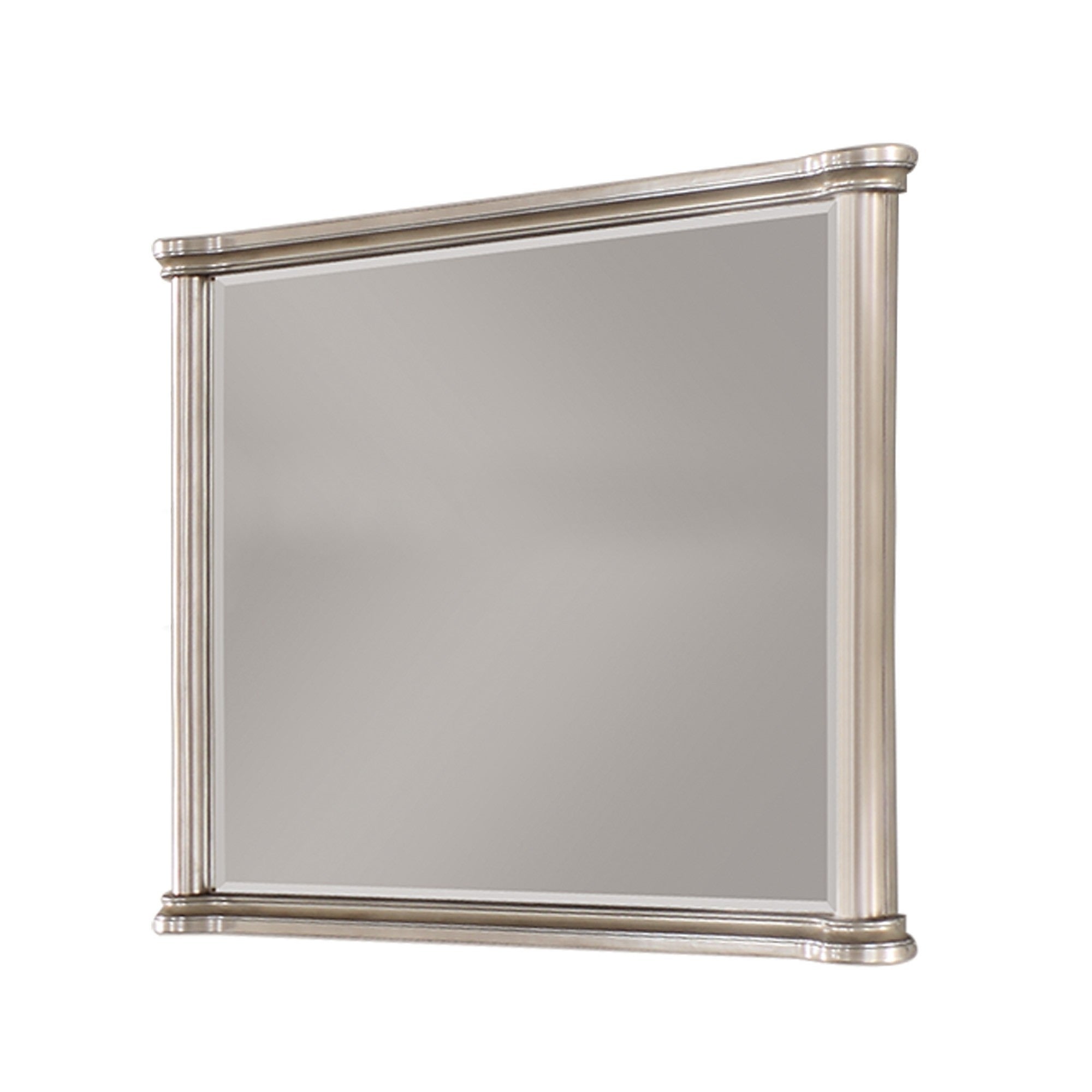 Ada 38 x 45 Rectangular Dresser Mirror， Molded Trim， Pine Wood， Brown - - 36907786 - Mycitystee