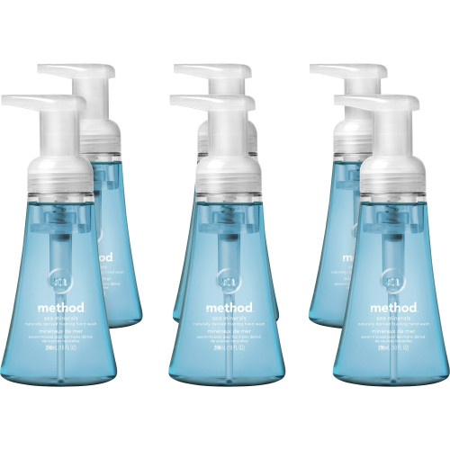 Method Foaming Hand Wash， Sea Minerals， 10 oz Pump Bottle， 6/Carton (00365CT) - Mycitystee