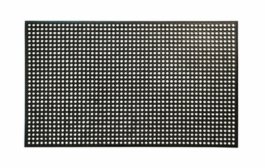 Erie Tools 3x5 Black Rubber Drainage Floor Mat 36
