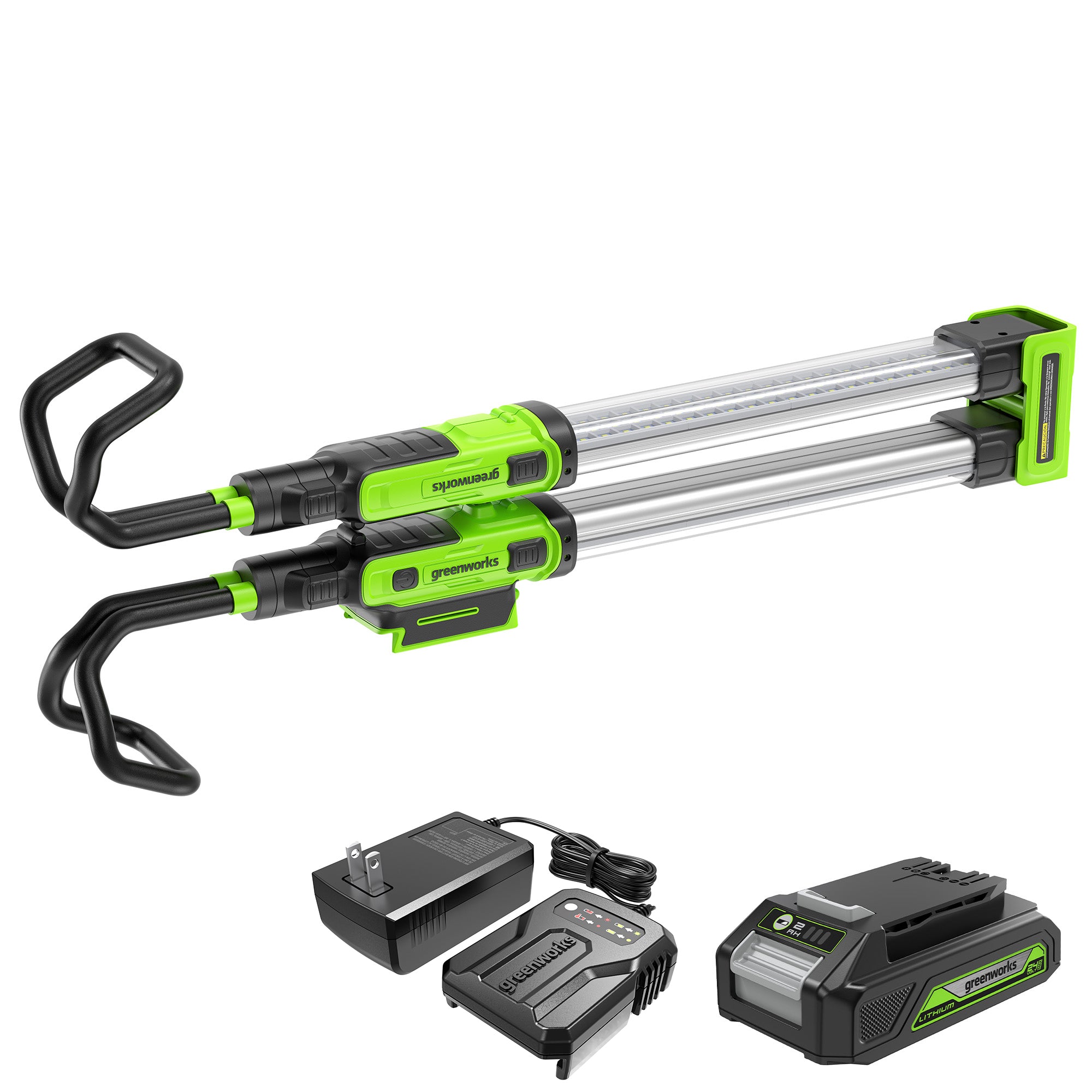 24V Cordless Battery Under Hood Work Light w/ 2.0Ah Battery  Charger - Mycitystee