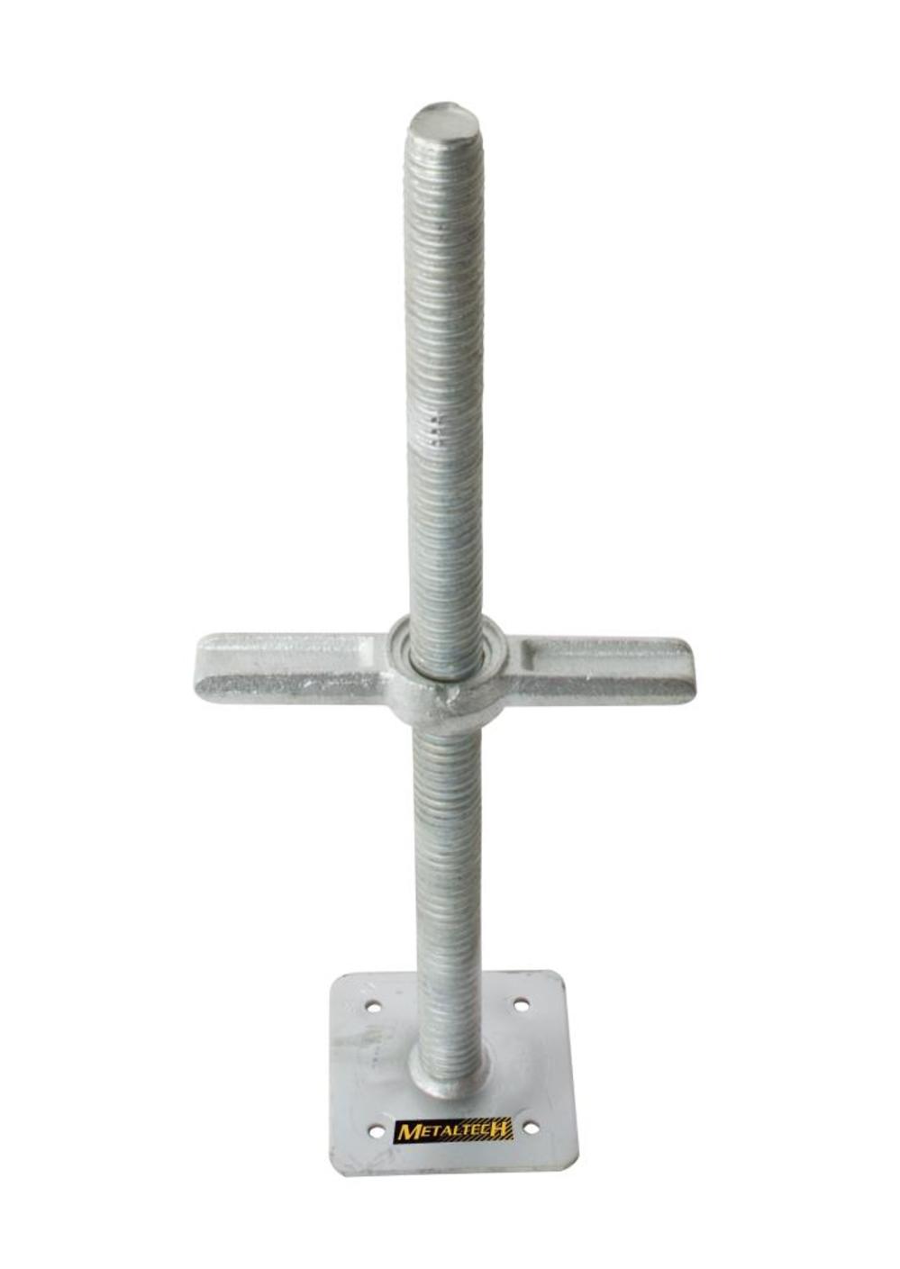 24-in Galvanized Leveling Jack with Plate (Solid) - Mycitystee