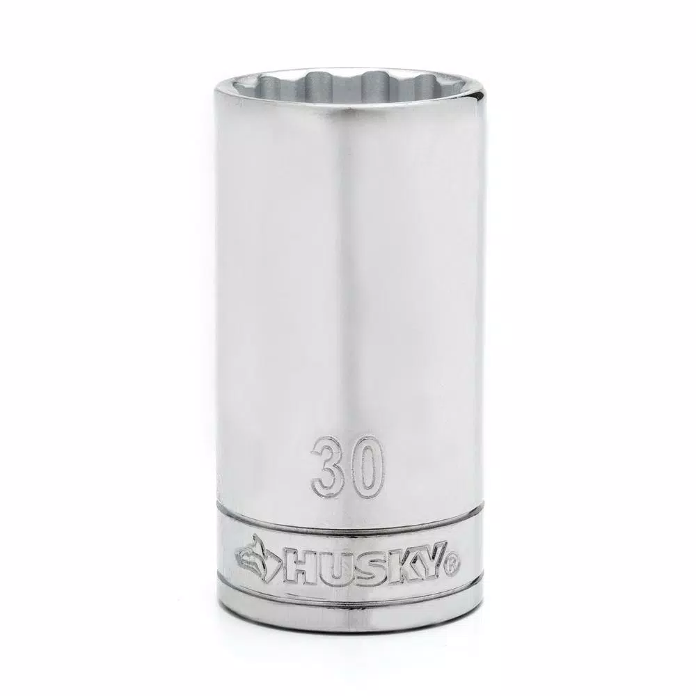 Husky 1/2and#8243; Drive 12 Point Deep Metric Socket 30mm and#8211; XDC Depot - Mycitystee