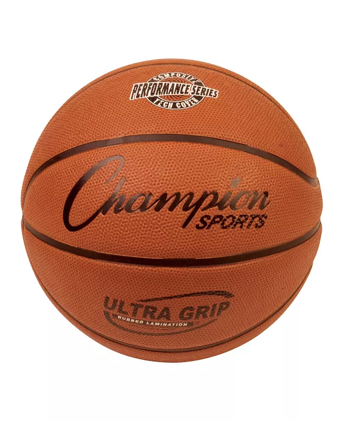 Champion Sports Ultra Grip Rubber Basketball with Bladder - Mycitystee