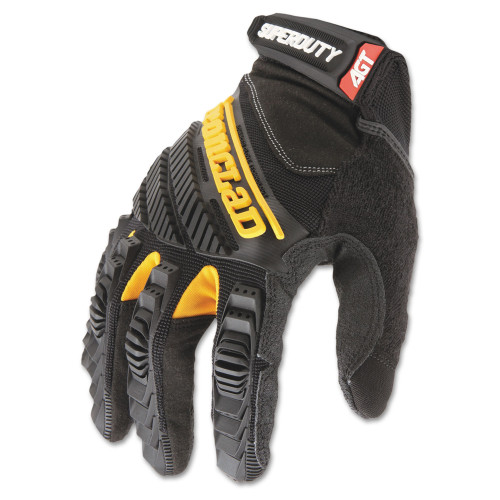 Ironclad SuperDuty Gloves， Large， Black/Yellow， 1 Pair (SDG204L) - Mycitystee