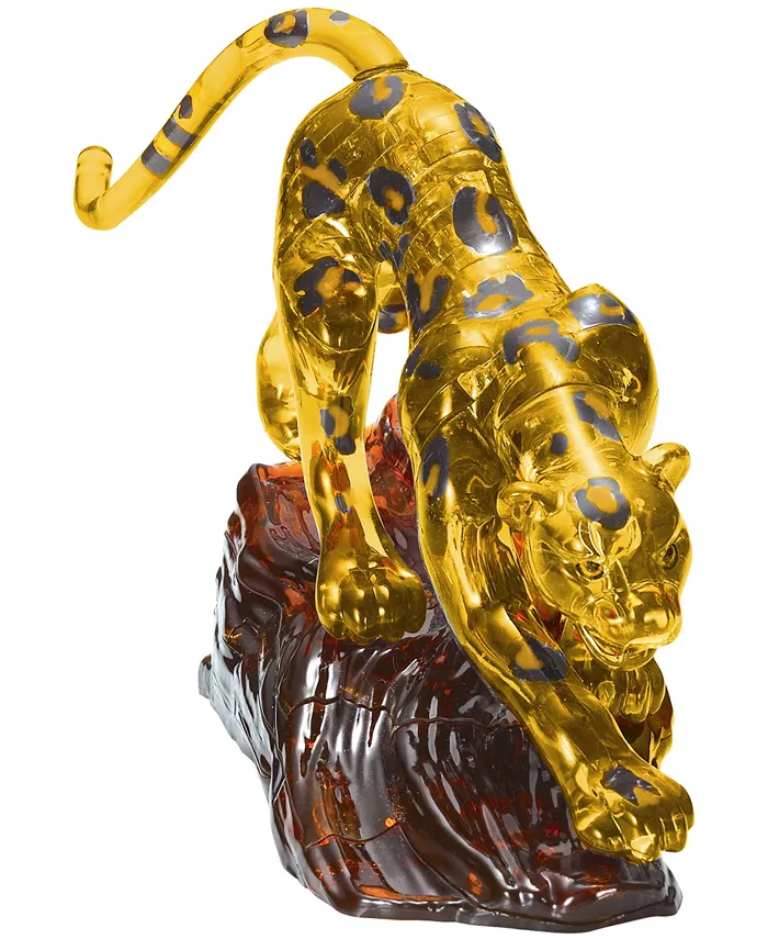 BePuzzled 3D Crystal Leopard Puzzle Set， 39 Pieces - Mycitystee