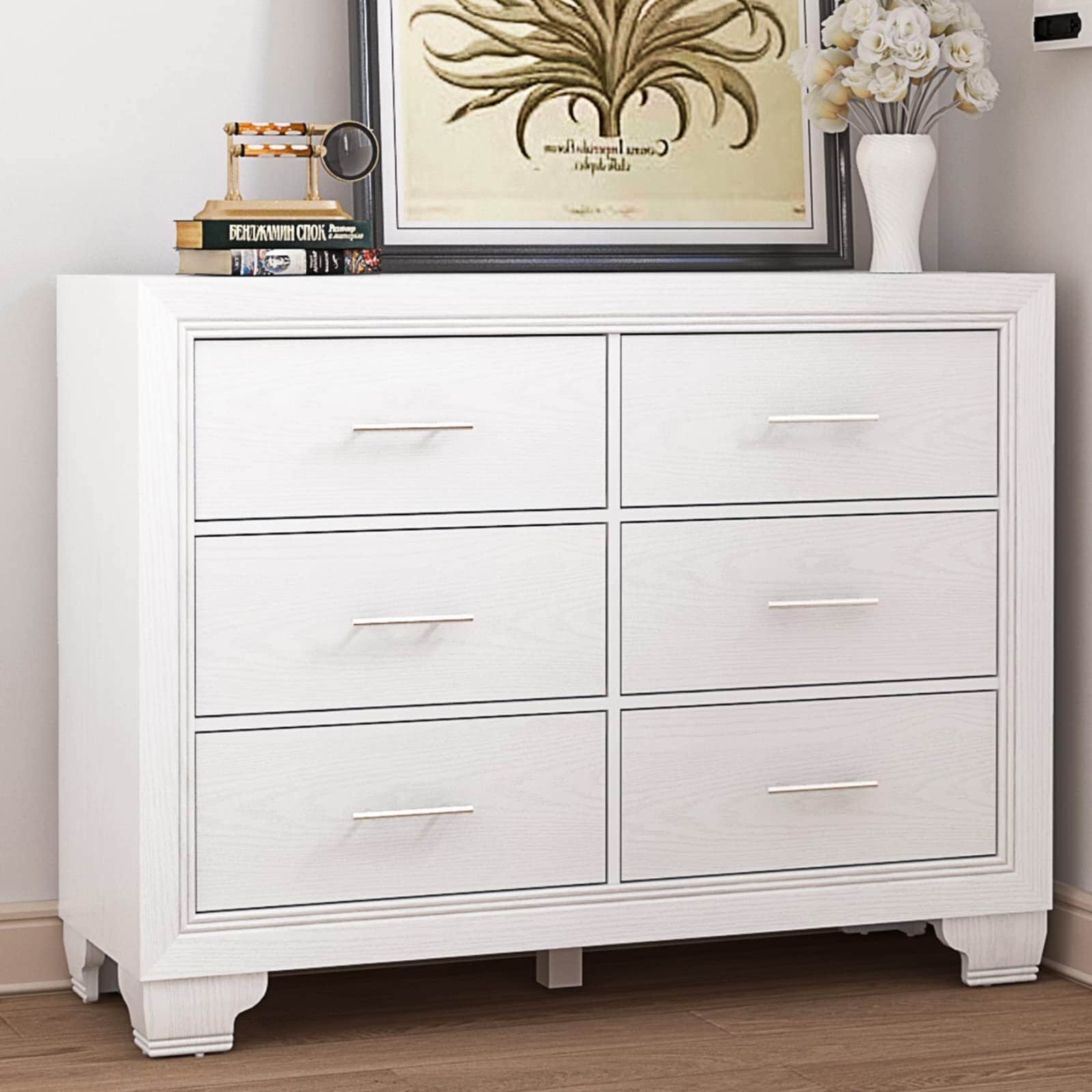 Dresser for Bedroom with 6 Drawers - - 37980810 - Mycitystee