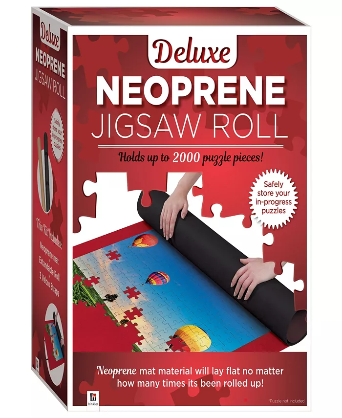 Mindbogglers Deluxe Neoprene Jigsaw Roll Preserve Jigsaw Progress Store Jigsaws Compactly Puzzle Essentials Hobbies Jigsaw Accessories For Kids And Ad - Mycitystee