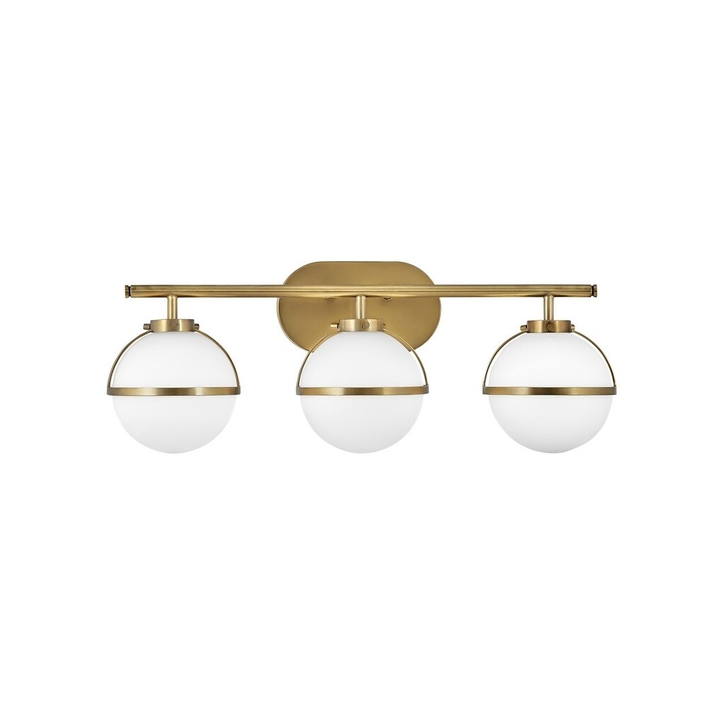 Hinkley Hollis 3-Light Vanity in Heritage Brass - Mycitystee