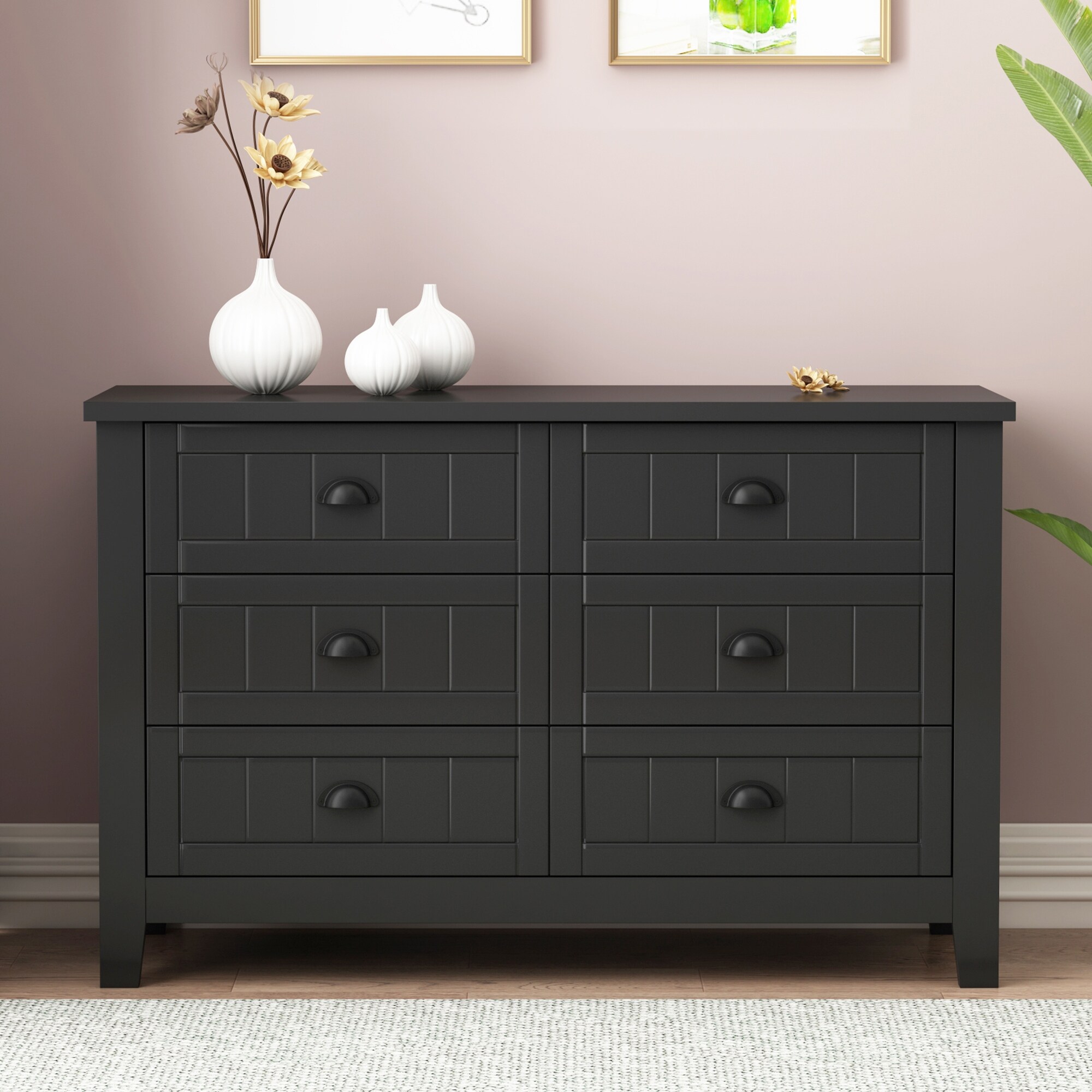 6-Drawer storge dresser cabinet Sideboard - - 36987178 - Mycitystee