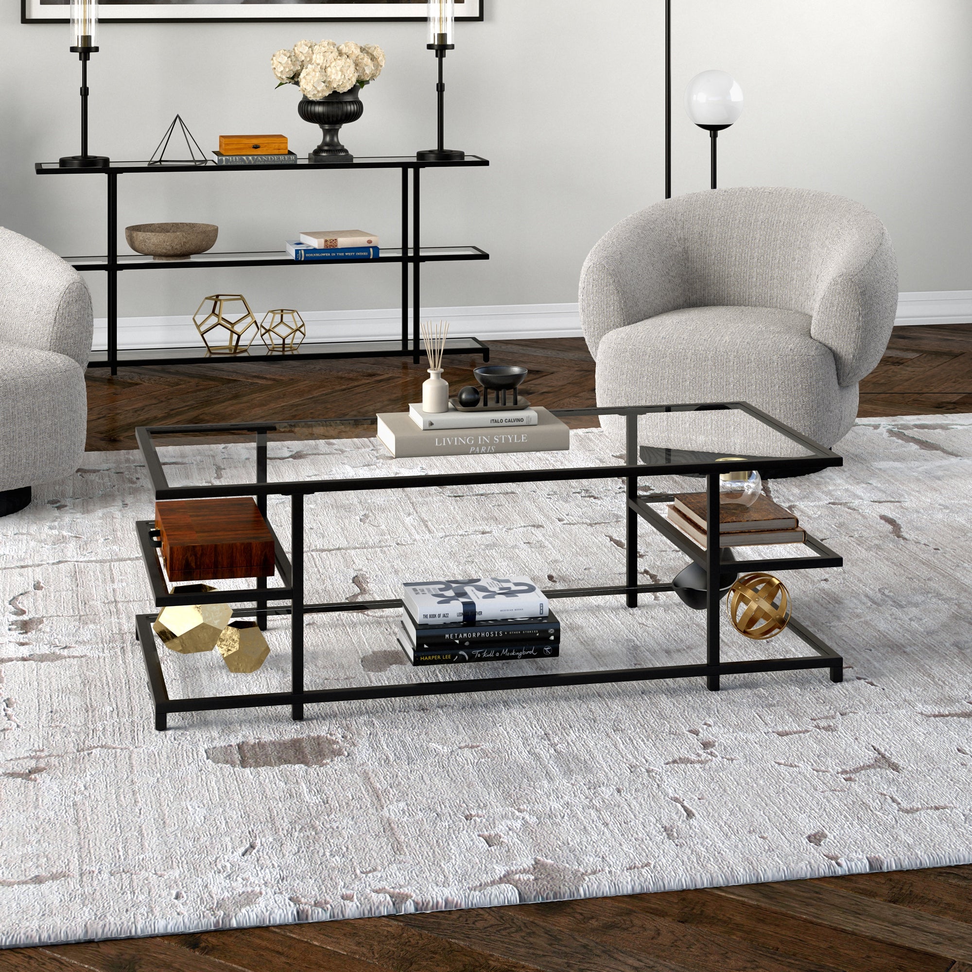 Greenwich 54'' Wide Rectangular Coffee Table - Mycitystee