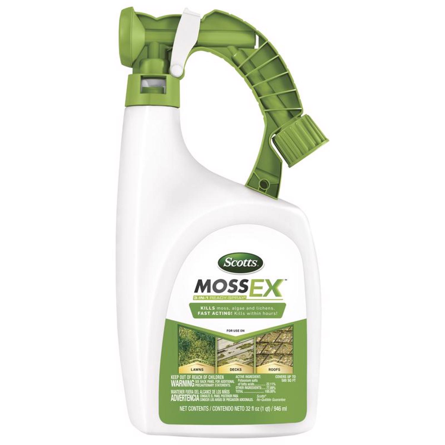 Scotts MossEx Moss Control RTS Hose-End Concentrate 32 oz - Mycitystee