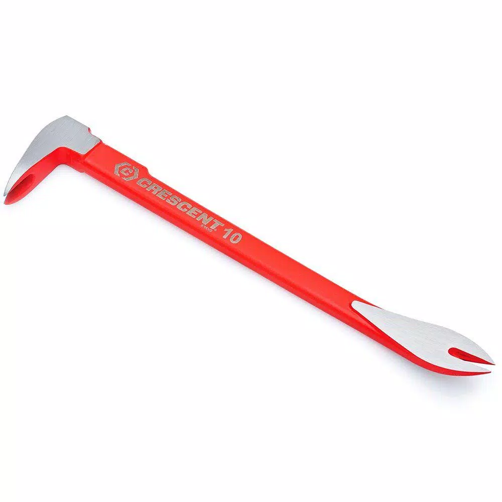 Crescent 10 in. Molding Removal Pry Bar with Nail Puller and#8211; XDC Depot - Mycitystee