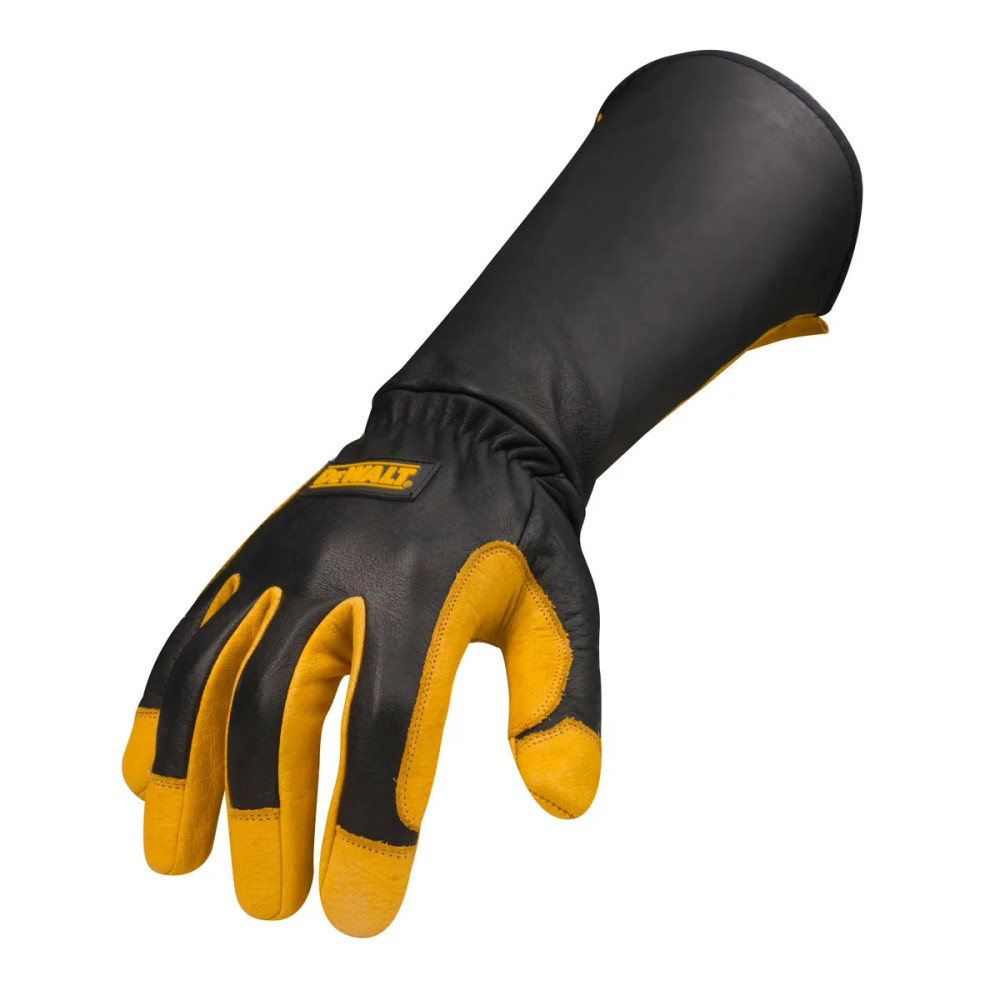 DEWALT Welding Gloves Medium Black/Yellow Premium Leather DXMF04051MD from DEWALT - Mycitystee