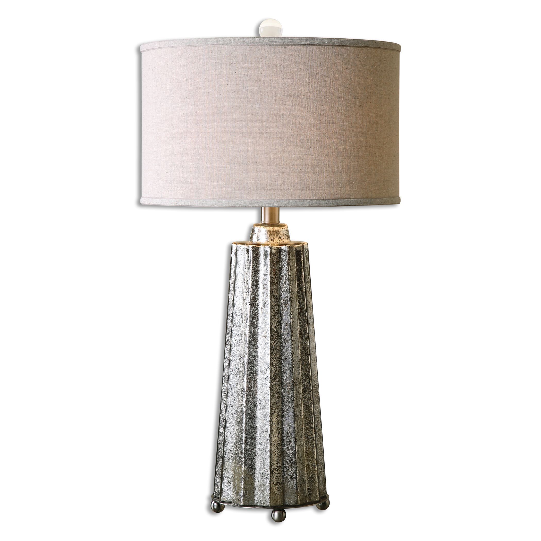 Uttermost Sullivan 1-light Burnished Mercury Table Lamp - Mycitystee