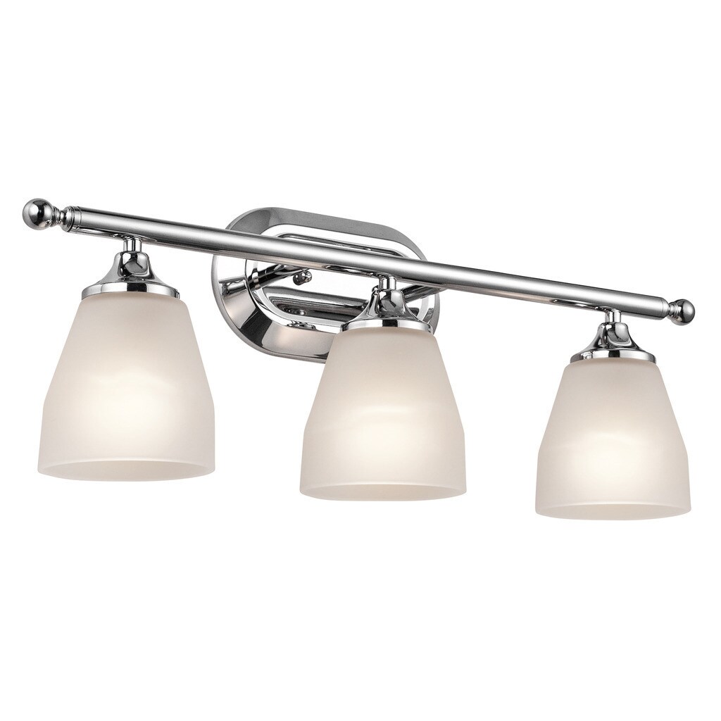 Kichler Lighting Ansonia Collection 3-light Chrome Bath/Vanity Light - Mycitystee