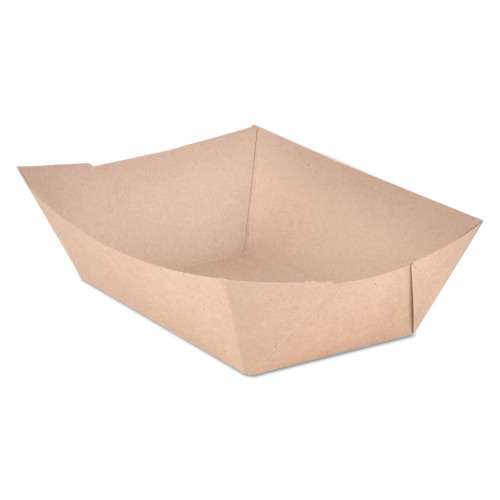 SCT Eco Food Trays， 3 lb Capacity， Brown Kraft， Paper， 500/Carton (0525) - Mycitystee
