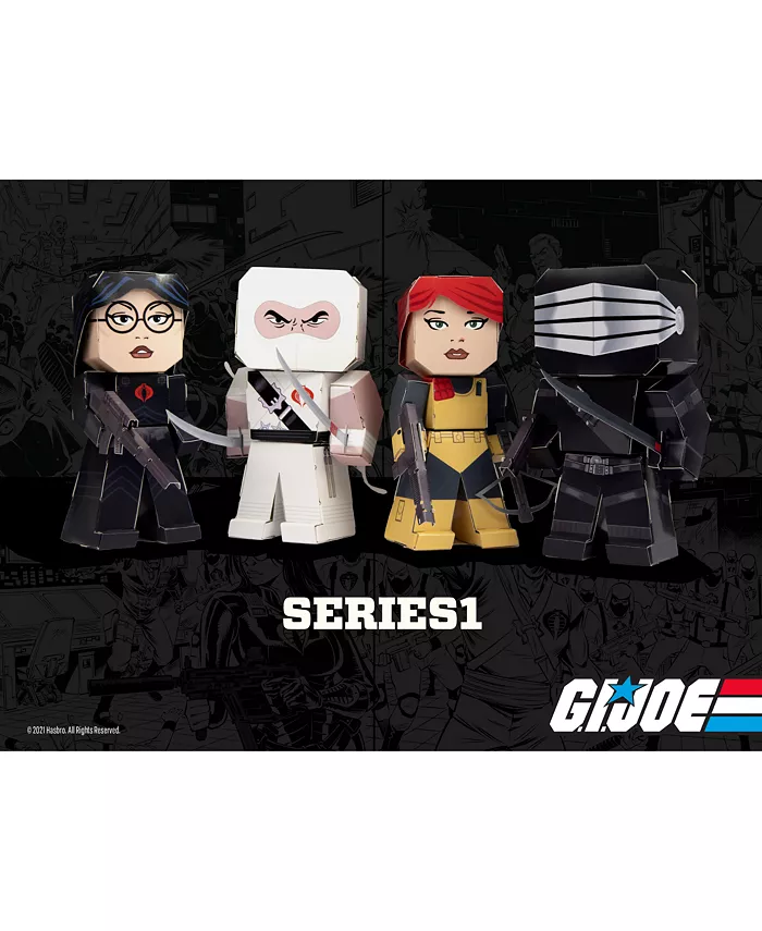 Cubles GI Joe Series 1 SET - Build Your Own 3D  Buildable STEM Toy - Mycitystee