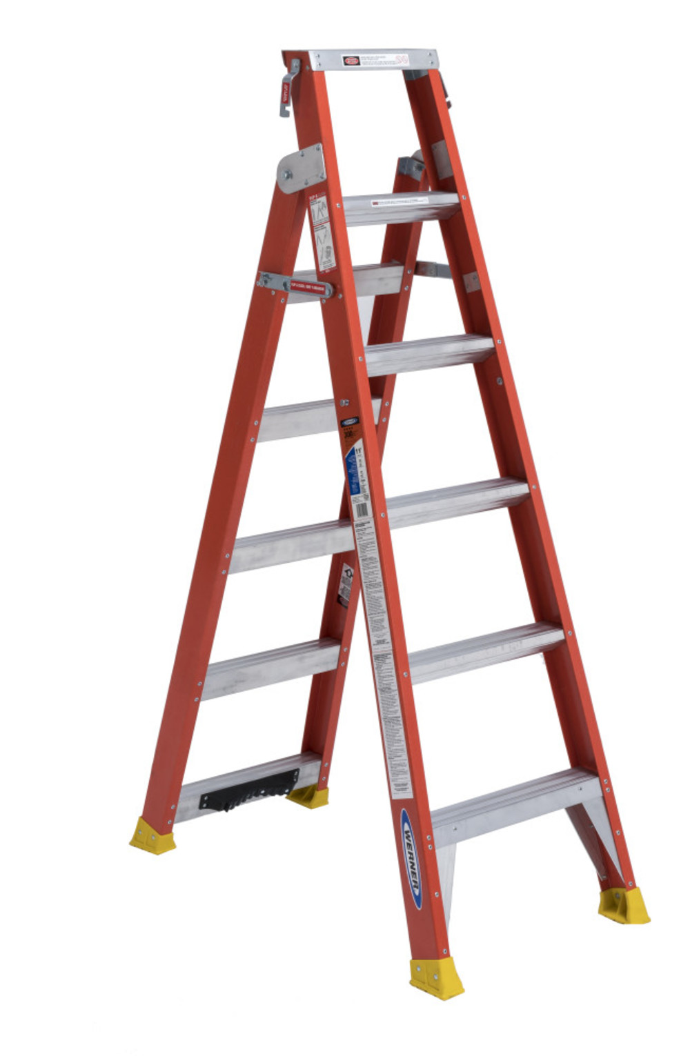 6Ft Fiberglass Type 1A Dual Purpose Ladder - Mycitystee