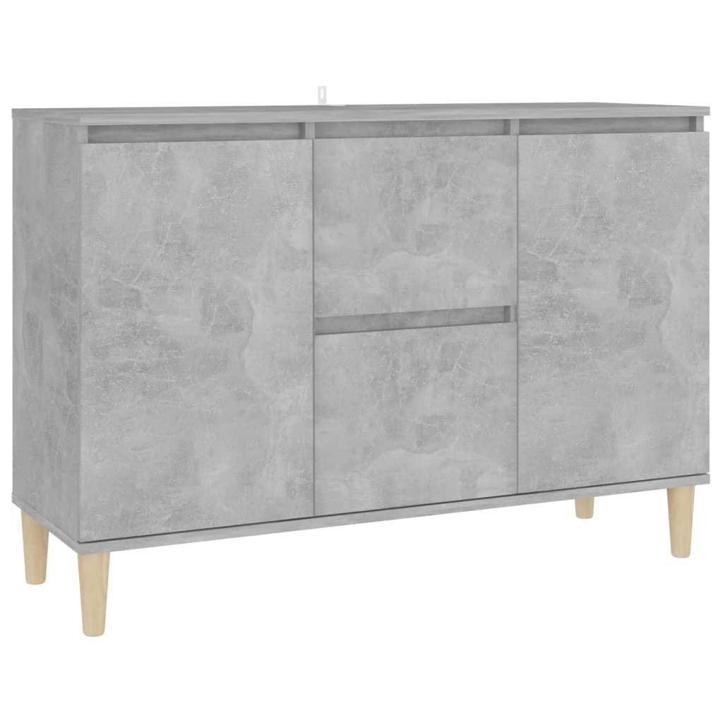 vidaXL Sideboard Concrete Gray 40.7