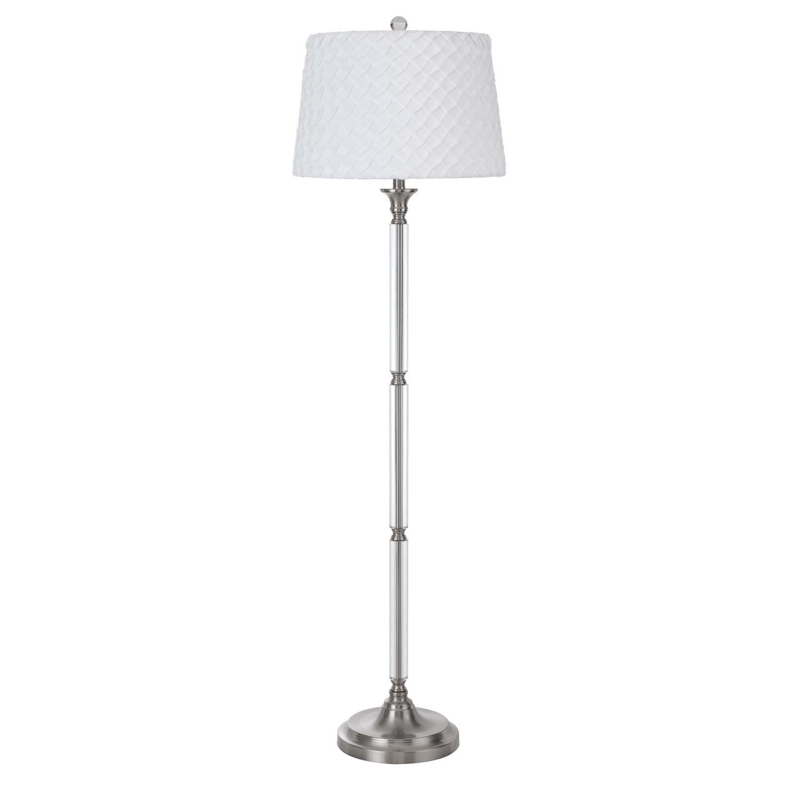 Ruston Brushed Steel Metal Floor Lamp - Mycitystee