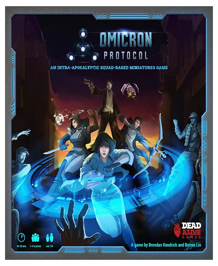 Dead Alive Games Omicron Protocol - Miniatures Board Game - Mycitystee