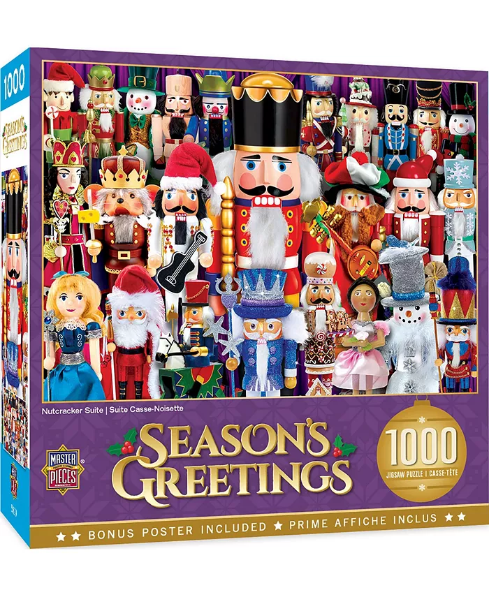 MasterPieces Puzzles MasterPieces 1000 Piece Christmas Jigsaw Puzzle - Nutcracker Suite - Mycitystee