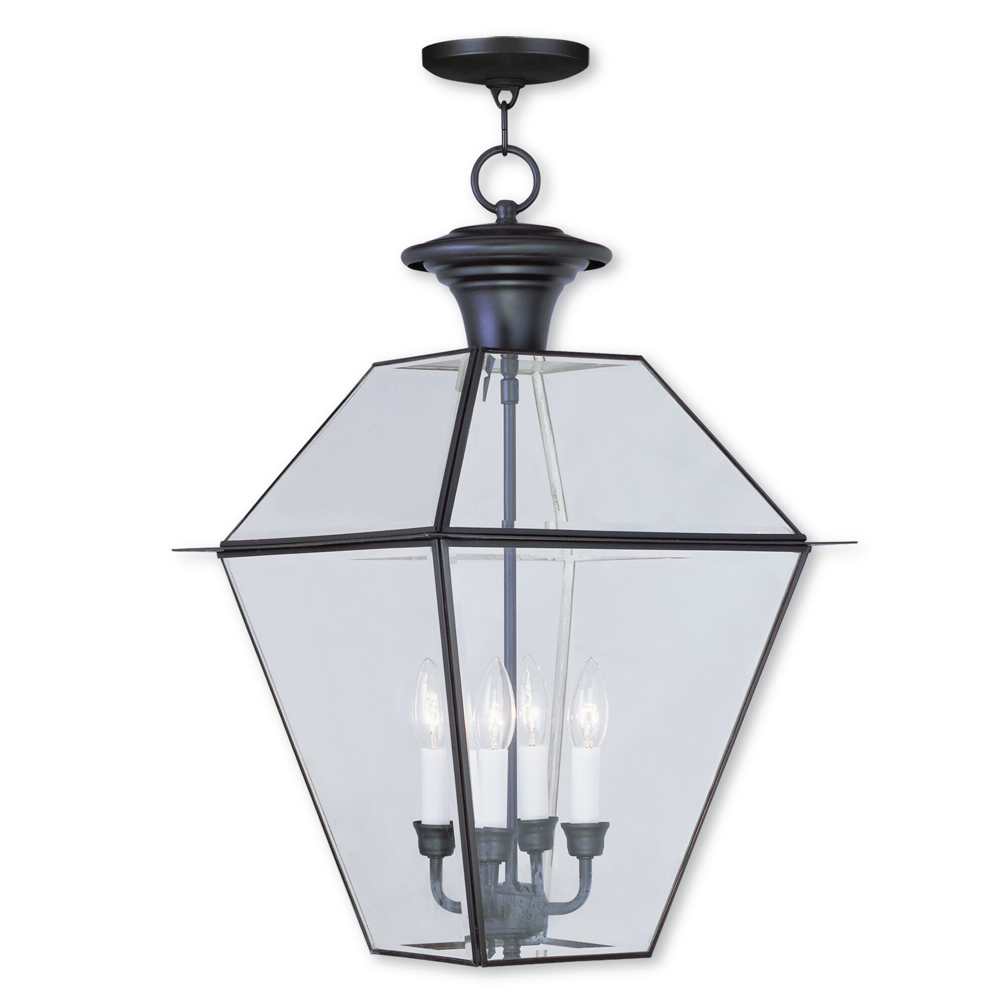Livex Lighting Westover Bronze 4-light Outdoor Chain Lantern - Mycitystee