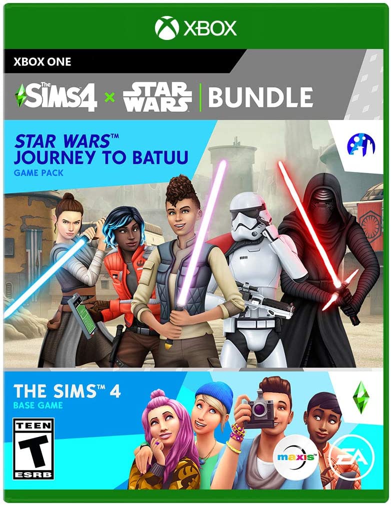 Sims 4 Star Wars Journey to Batuu Bundle Xbox One - Previously Played - Mycitystee