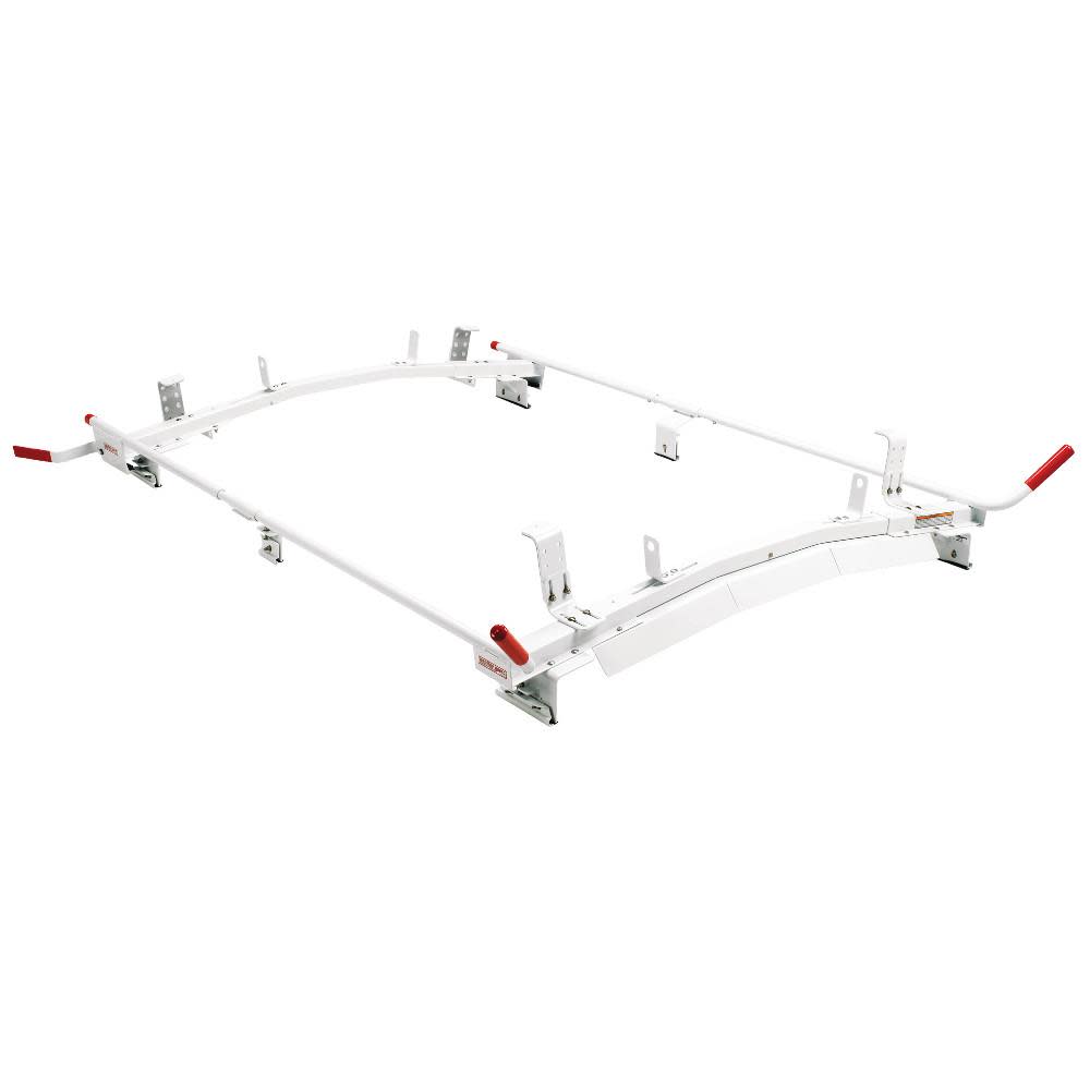 Quick Clamp Rack, Full Size Van, Dual Side, Gutter Mount - Mycitystee