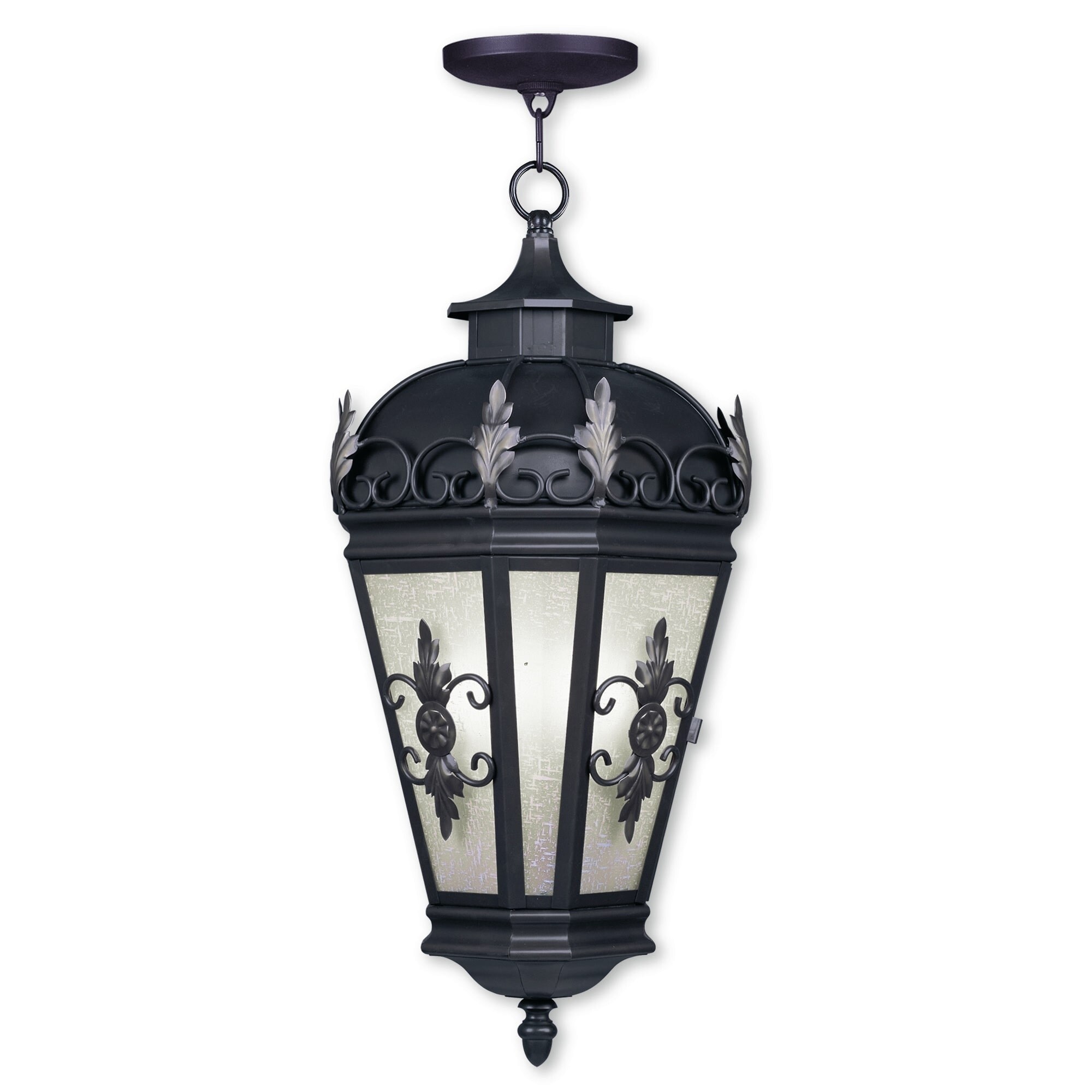 Livex Lighting Berkshire Bronze Brass 3-light Outdoor Chain Lantern - Mycitystee