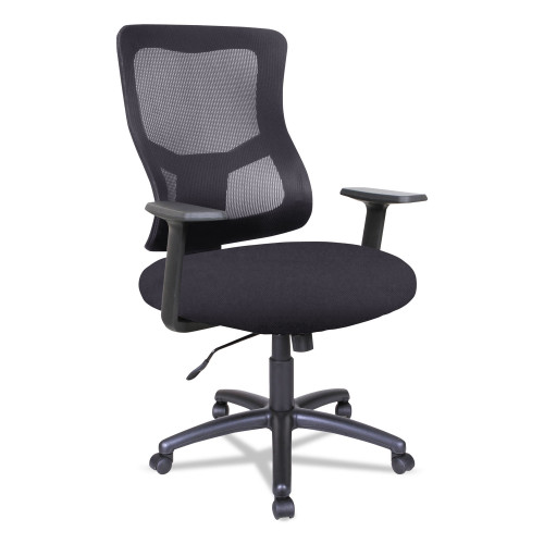 Alera Elusion II Series Mesh Mid-Back Swivel/Tilt Chair， Supports Up to 275 lb， 18.11