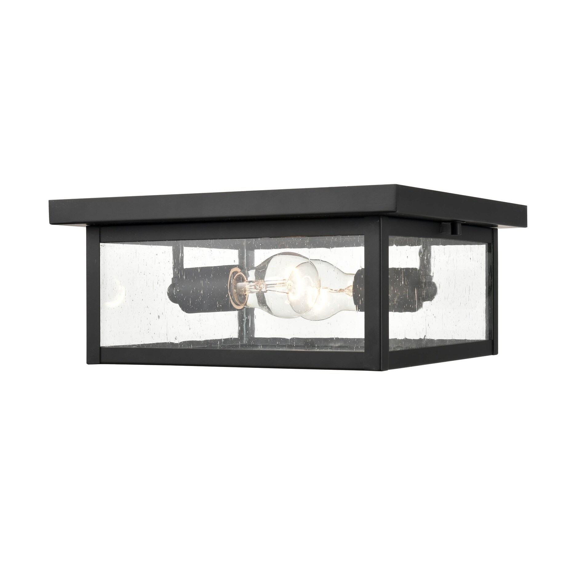 Millennium Lighting Evanton Outdoor Flush Mount Ceiling Light in Multiple Finishes - Mycitystee