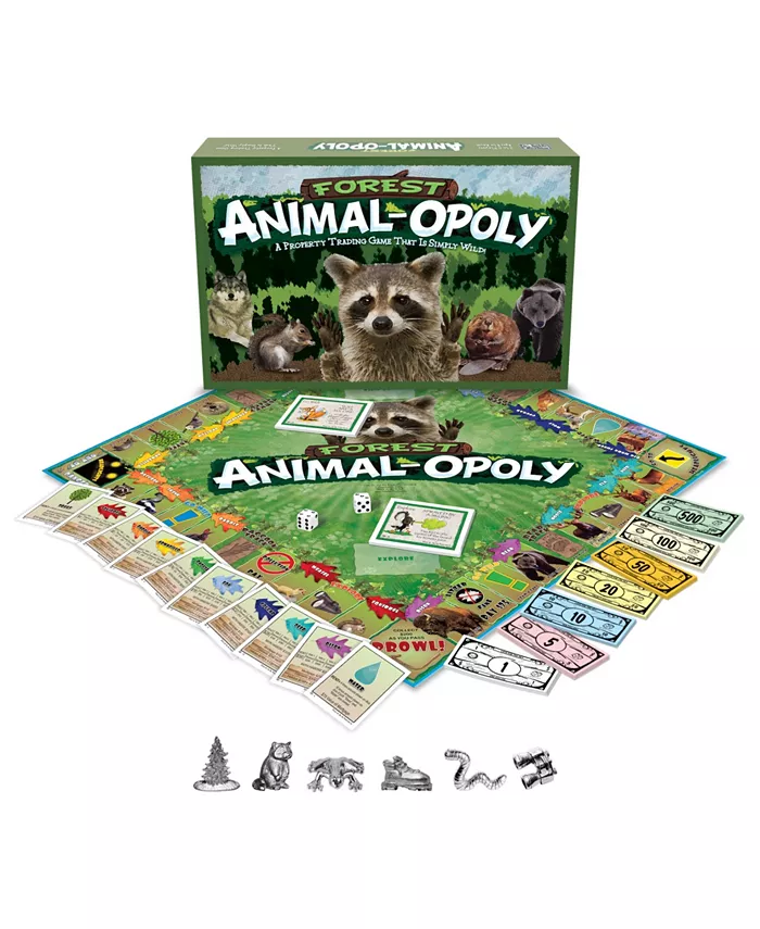 Late for the Sky Forest Animal-Opoly Board Game - Mycitystee