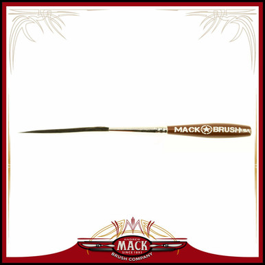 Size 1 Series Long Bob Pinstriping Scroll Black Synthetic Brush - Mycitystee