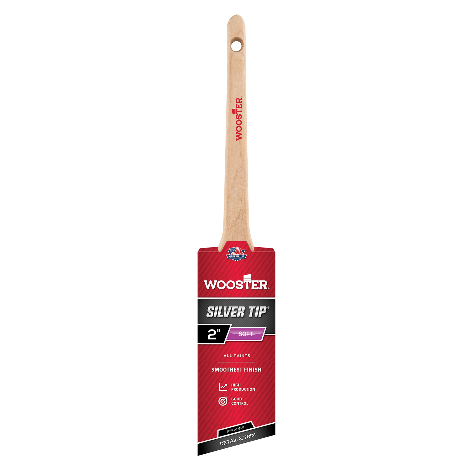 Wooster Silver Tip 2 in. Soft Thin Angle Paint Brush - Mycitystee
