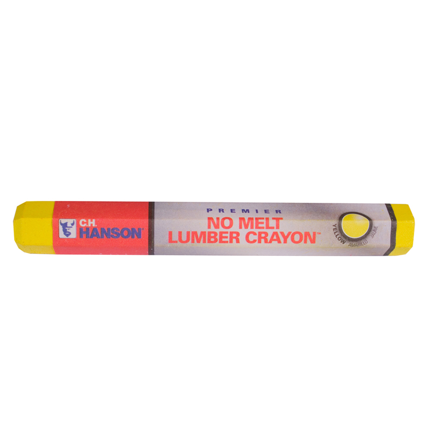 C.H. Hanson 4.5 in. L Lumber Crayon Yellow 1 pc - Mycitystee