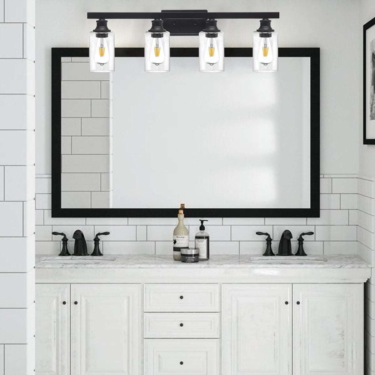 Modern Black Wall Light Fixtures for Bathroom - Mycitystee