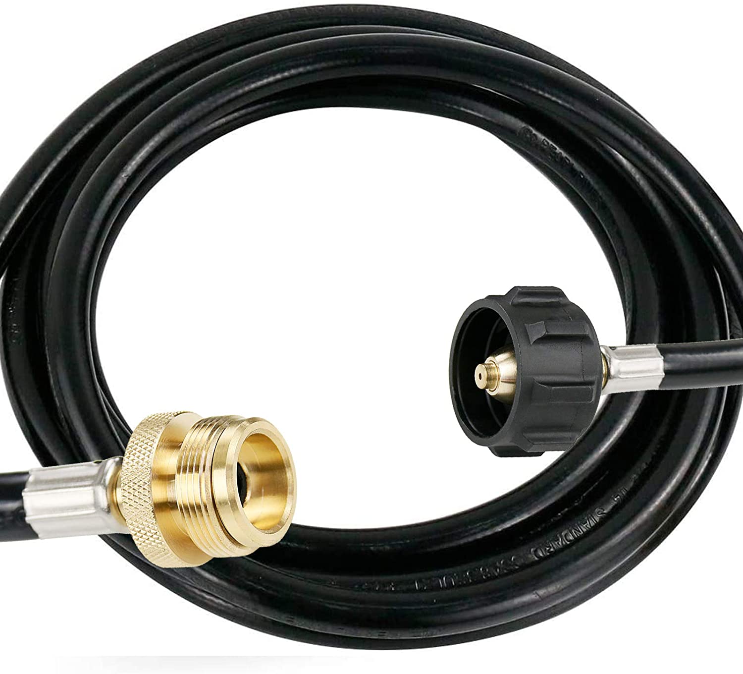 12 Ft Propane Adapter Hose Converter 16.4 oz or to 20 lb Tank, fits Weber Q Series, Camp Chef Stoves - Mycitystee