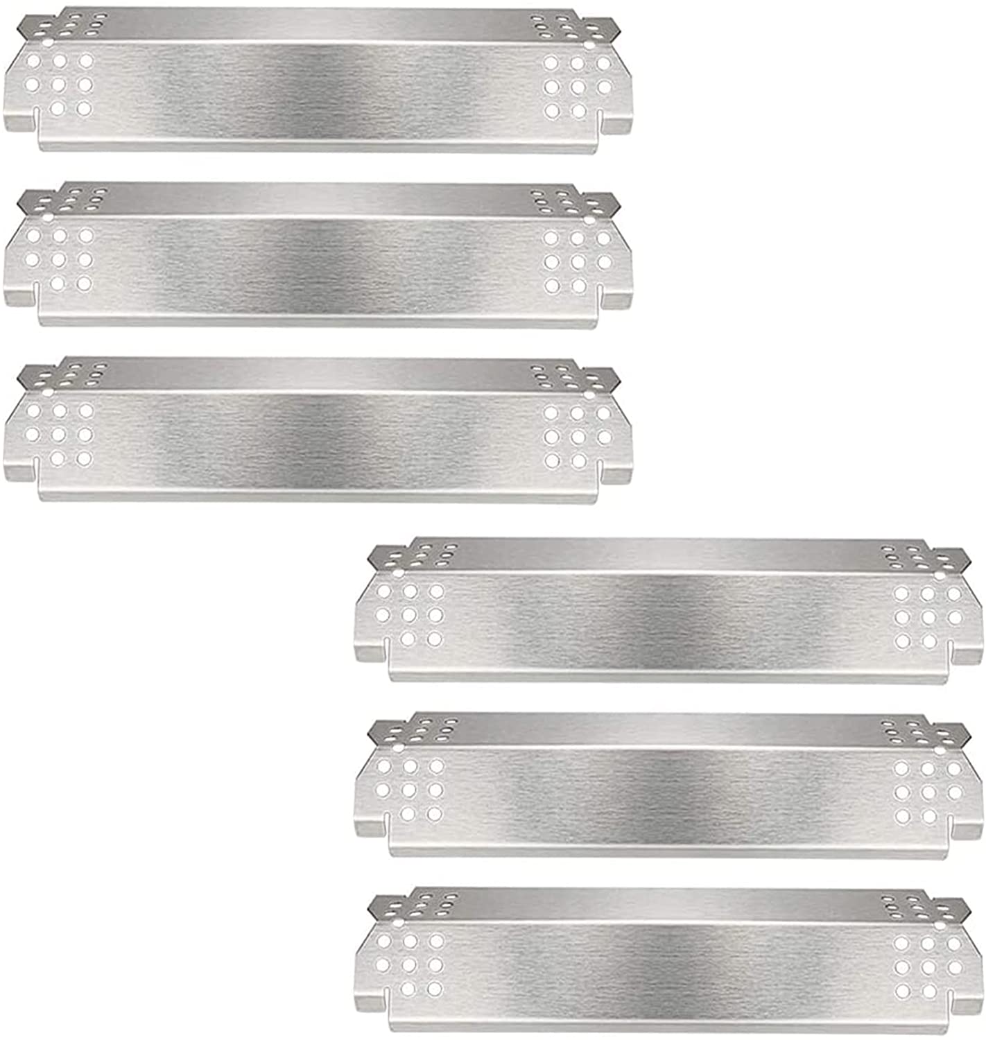 Heat Plates for Nexgrill 6 Burner Grills 720-0896B, 720-0896E, 720-0896X, 720-0896C, 720-0896 Gas Grills - Mycitystee
