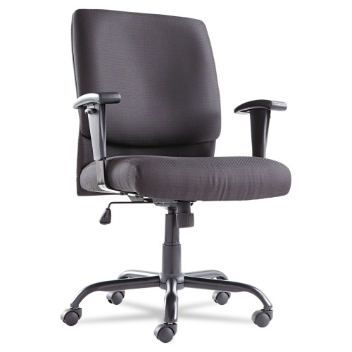 OIF Big/Tall Swivel/Tilt Mid-Back Chair， Supports Up to 450 lb， 19.29
