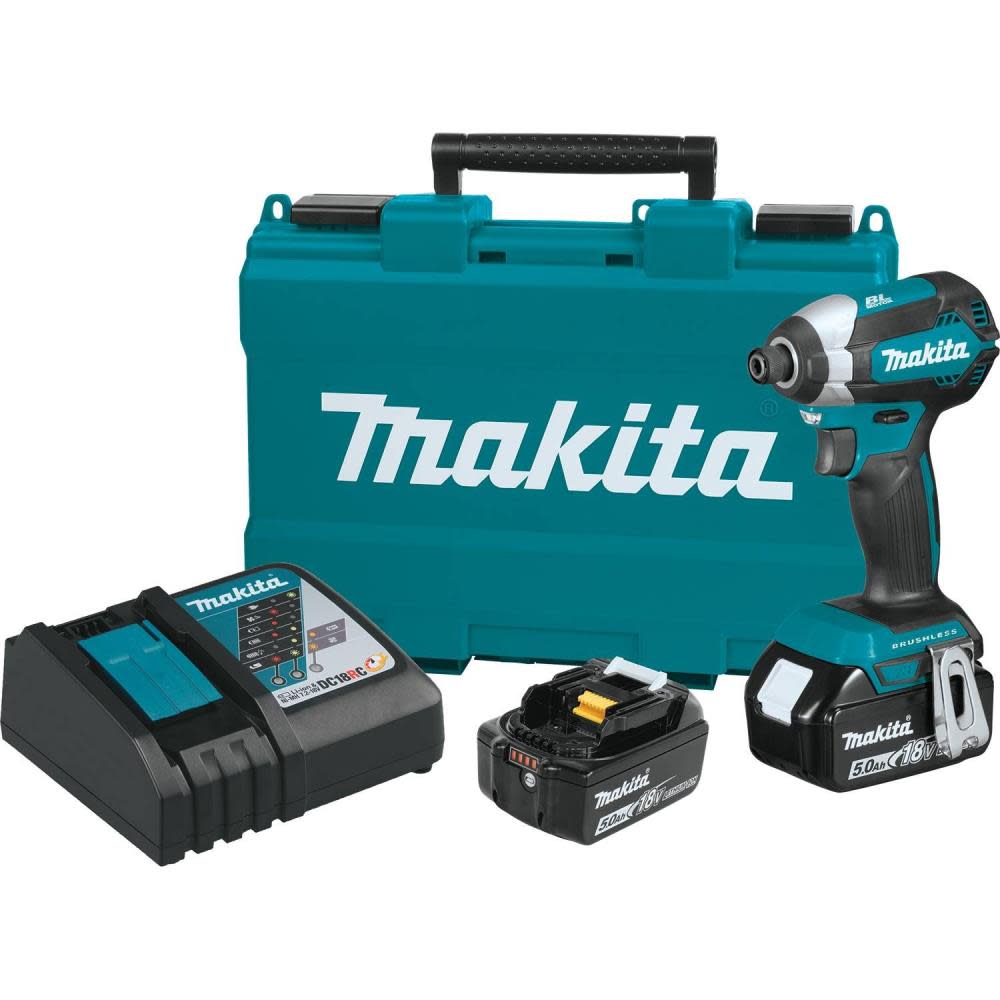 Makita 18V LXT Lithium-Ion Brushless Cordless Impact Driver Kit (5.0Ah) XDT13T from Makita - Mycitystee