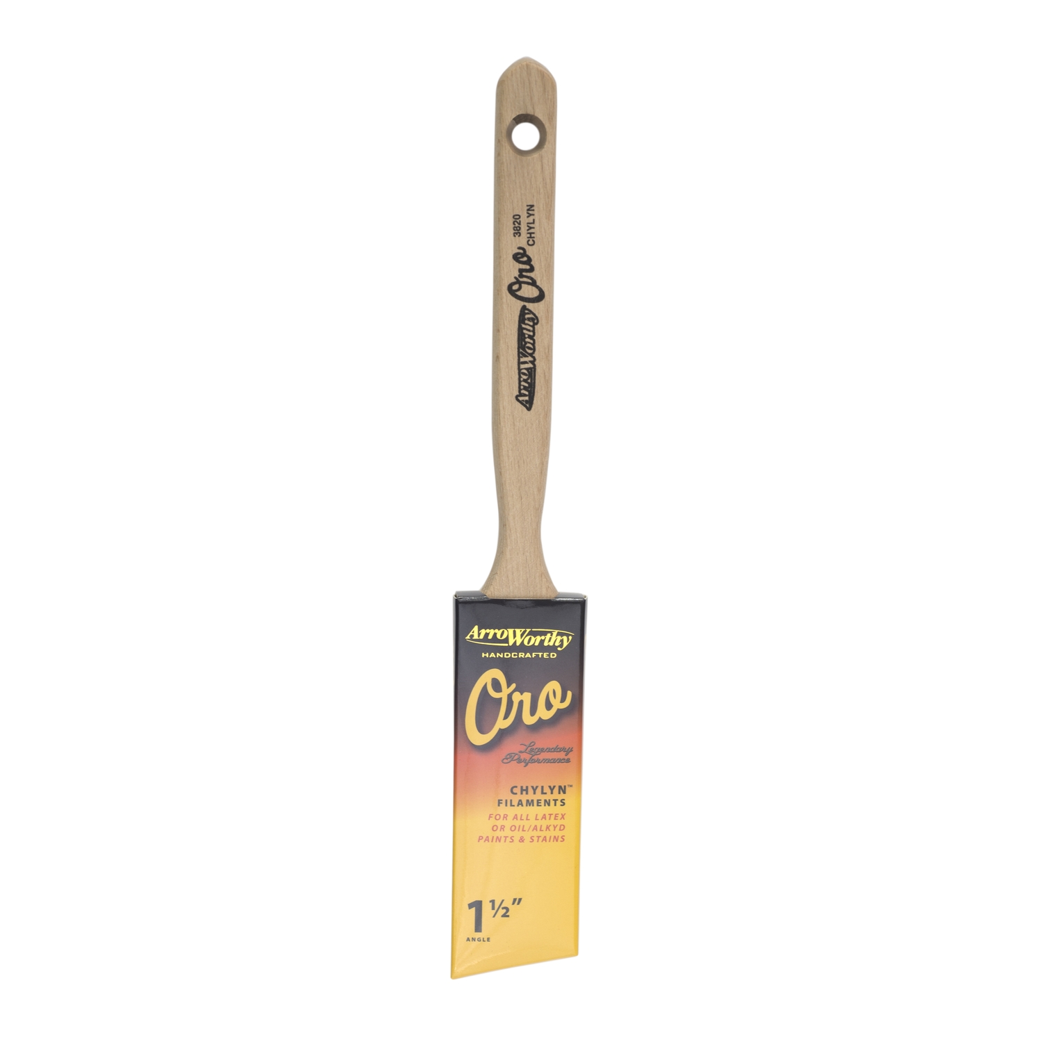 ArroWorthy Oro 1-1/2 in. Angle Paint Brush - Mycitystee